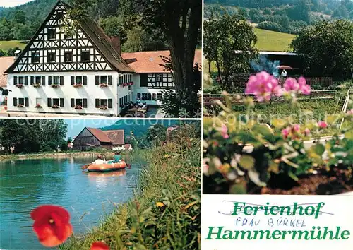 AK / Ansichtskarte Egloffstein Ferienhof Hammermuehle Fachwerk Egloffstein