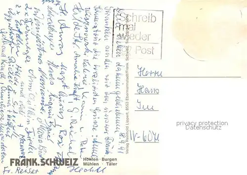 AK / Ansichtskarte Goessweinstein Kirchenpartie Hallenbad Goessweinstein