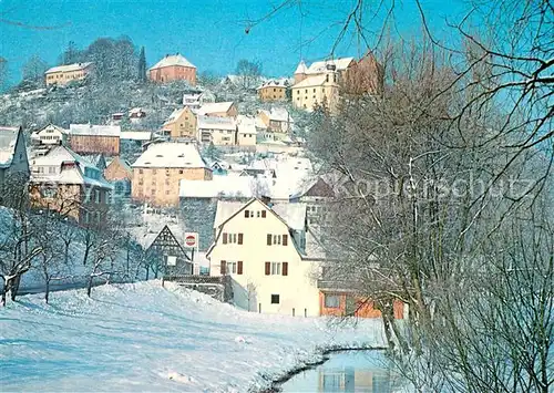 AK / Ansichtskarte Egloffstein im Winter Egloffstein