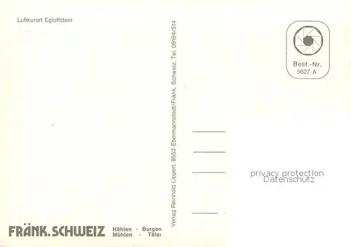 AK / Ansichtskarte Egloffstein Fachwerk Holzbruecke Egloffstein