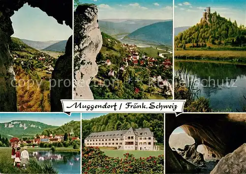 AK / Ansichtskarte Muggendorf_Fraenkische_Schweiz Burg Hoehle  Muggendorf_Fraenkische