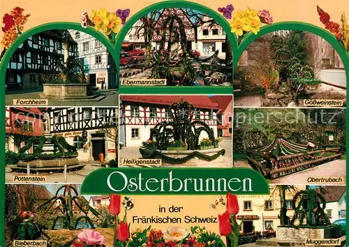 AK / Ansichtskarte Ebermannstadt Goessweinstein Obertrubach Mugggendorf Bieberach Pottenstein Forchheim Ebermannstadt