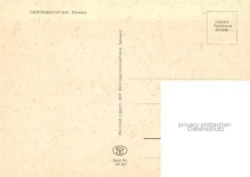 AK / Ansichtskarte Obertrubach  Obertrubach