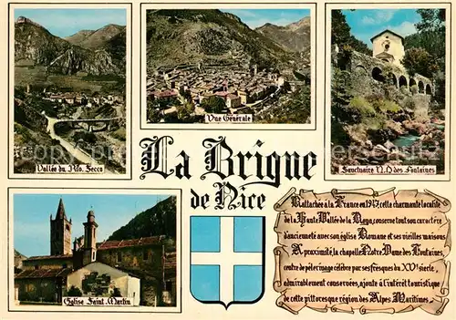 AK / Ansichtskarte Nice_Alpes_Maritimes Vallee du Rio Fecco Kirche Saint Martin Panorama Chronik Nice_Alpes_Maritimes