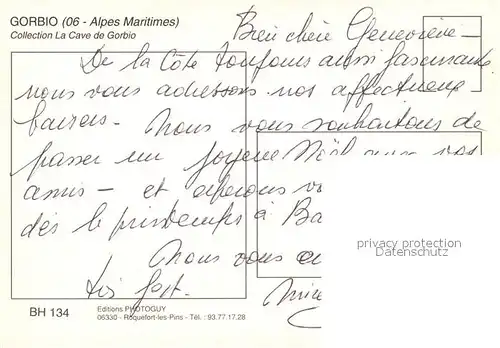 AK / Ansichtskarte Gorbio Panorama Stadtansichten Chronik Gorbio