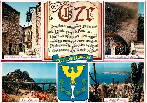 AK / Ansichtskarte Eze_Village Altstadt Viaduct Exotic Garten Chronik Eze_Village