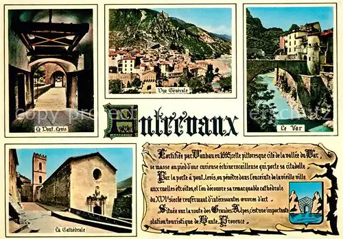 AK / Ansichtskarte Entrevaux Pont Levis Le Var Cathedrale Panorama Chronik Entrevaux
