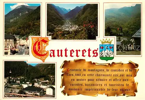 AK / Ansichtskarte Cauterets Stadtansicht Panoramen Chronik Cauterets