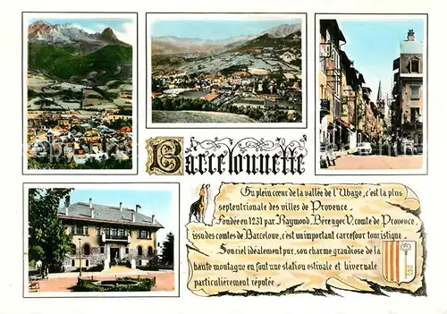 AK / Ansichtskarte Barcelonnette Panoramen Stadtansichten Chronik Barcelonnette