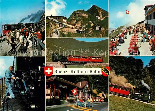 AK / Ansichtskarte Brienz_BE Brienzer Rothorn Bahn Brienz_BE