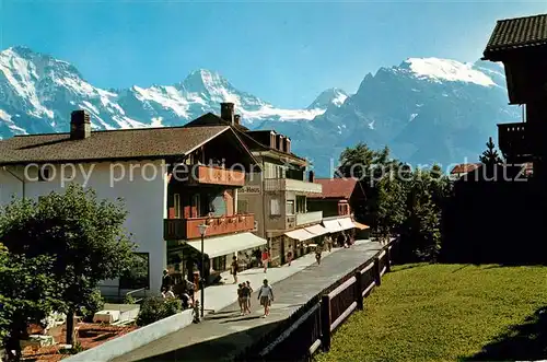 AK / Ansichtskarte Muerren_BE Grosshorn Breithorn Tschingelhorn Tschingelgrat Muerren_BE