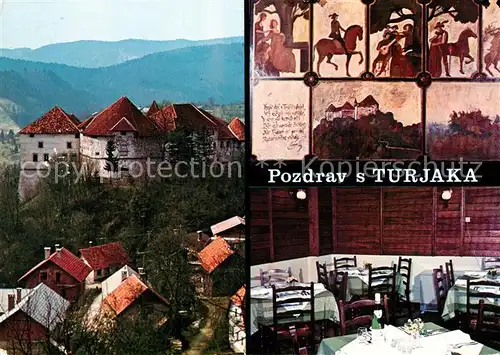 AK / Ansichtskarte Pozdrav Turjaka Panorama Gaststaette Pozdrav