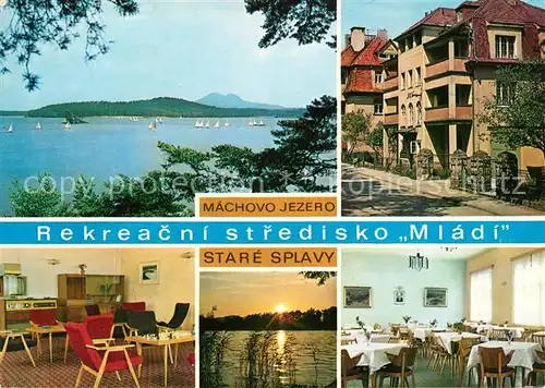 AK / Ansichtskarte Machovo_Jezero Restaurant Machovo Jezero