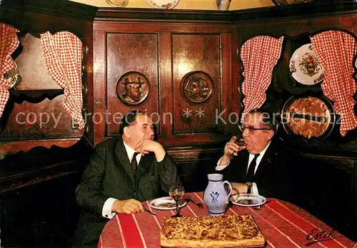 AK / Ansichtskarte Strasbourg_Alsace Restaurant Debit de Vins Strasbourg Alsace