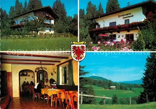 AK / Ansichtskarte Hopfgarten_Brixental Fremdenheim Pension Sonnwend Landschaftspanorama Hopfgarten Brixental