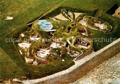 AK / Ansichtskarte Skara_Brae Steinzeitliche Siedlung Fliegeraufnahme 