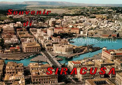 AK / Ansichtskarte Siracusa Panorama e Ponte Umberto veduta aerea Siracusa