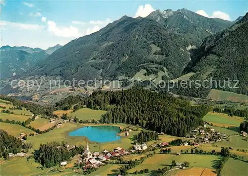 AK / Ansichtskarte Goldegg Luftkurort Alpenpanorama Fliegeraufnahme Goldegg