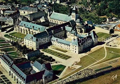 AK / Ansichtskarte Fontevraud l_Abbaye Abbaye Kloster Fliegeraufnahme Fontevraud l Abbaye