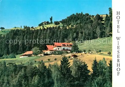 AK / Ansichtskarte Collalbo_sul_Renon_Klobenstein Hotel Wieserhof 