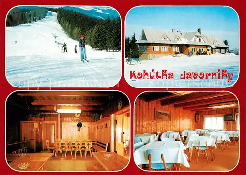 AK / Ansichtskarte Kohutka Rekreacni stredisko ZV ROH MEZ Vsetin Berghotel Gaststaette Wintersportplatz 