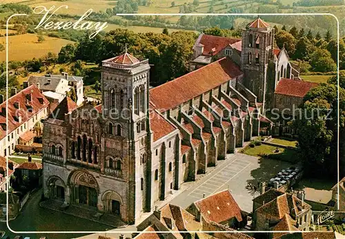 AK / Ansichtskarte Vezelay Basilique Sainte Madeleine vue aerienne Vezelay