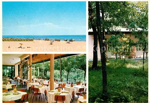 AK / Ansichtskarte Treporti_Cavallino Pensione Valdor Spiaggia Pension Restaurant Strand Treporti Cavallino