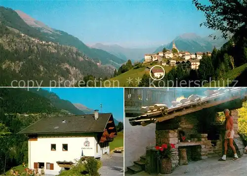 AK / Ansichtskarte Platt_Moos Appartementhaus Hofer Heim Panorama Passeiertal Alpen Platt_Moos