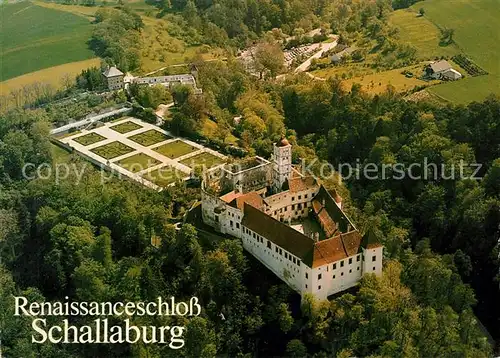 AK / Ansichtskarte Loosdorf Renaissanceschloss Schallaburg Fliegeraufnahme Loosdorf