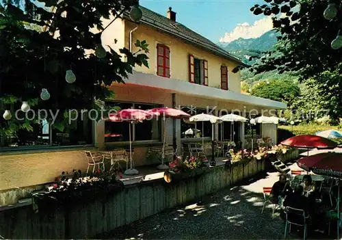 AK / Ansichtskarte Talloires Hotel Restaurant La Villa des Fleurs Terrasse Talloires