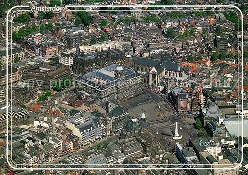 AK / Ansichtskarte Amsterdam_Niederlande in vogelvlucht Fliegeraufnahme Amsterdam_Niederlande