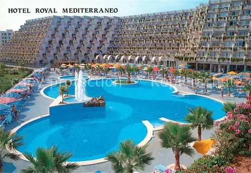 AK / Ansichtskarte Platja_de_Sa_Coma_Mallorca Hotel Royal Mediterraneo Swimming Pool Platja_de