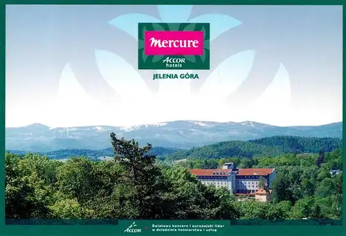AK / Ansichtskarte Jelenia_Gora_Hirschberg_Schlesien Hotel Mercure Landschaftspanorama Jelenia_Gora