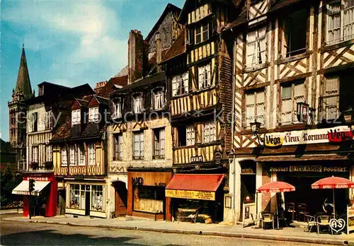 AK / Ansichtskarte Lisieux Rue Henri Cheron vieilles maisons XII siecle Lisieux