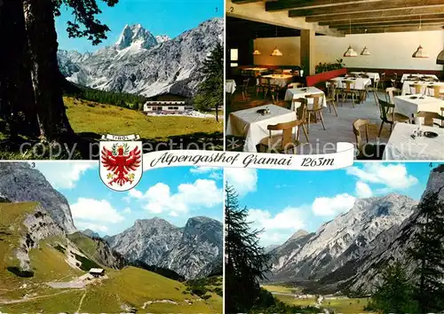 AK / Ansichtskarte Pertisau_Achensee Alpengasthof Gramai Falzthurntal Karwendelgebirge Pertisau Achensee