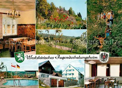 AK / Ansichtskarte Gaisfeld_Krottendorf Weststeirisches Jugenderholungsheim Schullandheim Pension Gaisfeld Krottendorf