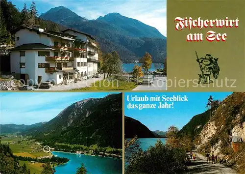 AK / Ansichtskarte Achenkirch Fischerwirt am See Alpenpanorama Achenkirch