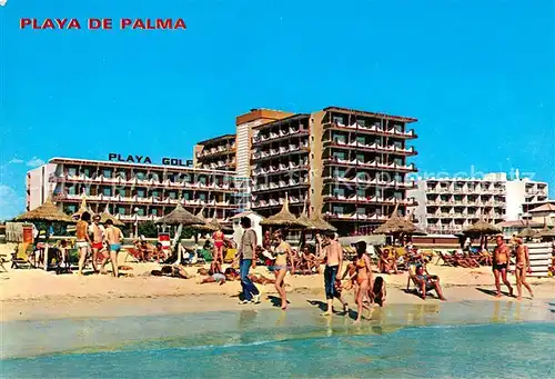 AK / Ansichtskarte Playa_de_Palma_Mallorca Hotel Playa Golf Strand Playa_de_Palma_Mallorca