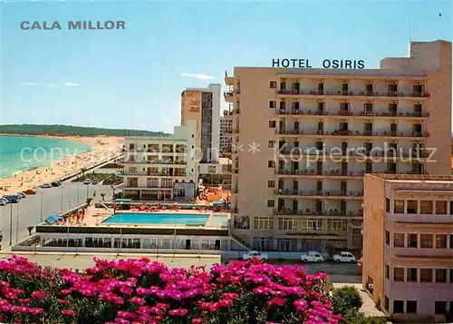AK / Ansichtskarte Cala_Millor_Mallorca Hotel Osiris Swimming Pool Playa Cala_Millor_Mallorca