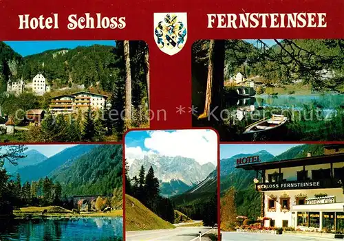 AK / Ansichtskarte Nassereith Hotel Schloss Fernsteinsee am Fernpass Alpenpanorama Nassereith