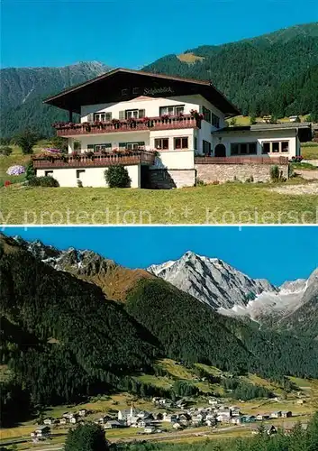 AK / Ansichtskarte Antholz_Mittertal Gaestehaus Pension Haus Schoenblick Alpenpanorama Antholz Mittertal