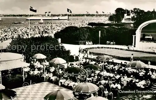 AK / Ansichtskarte Travemuende_Ostseebad Kurkonzert Travemuende_Ostseebad
