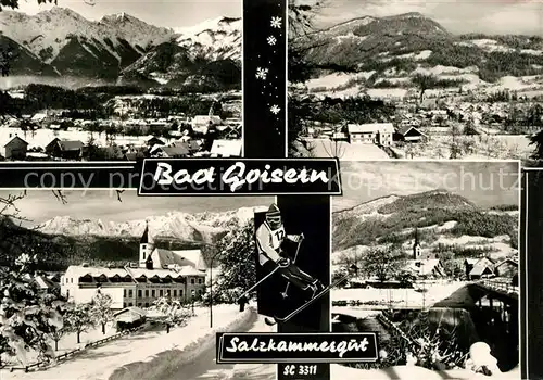 AK / Ansichtskarte Bad_Goisern_Salzkammergut Winterlandschaften Kirche Bad_Goisern_Salzkammergut