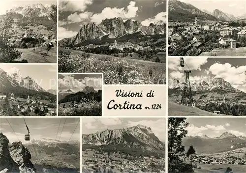 AK / Ansichtskarte Cortina_d_Ampezzo Panoramen Cortina_d_Ampezzo