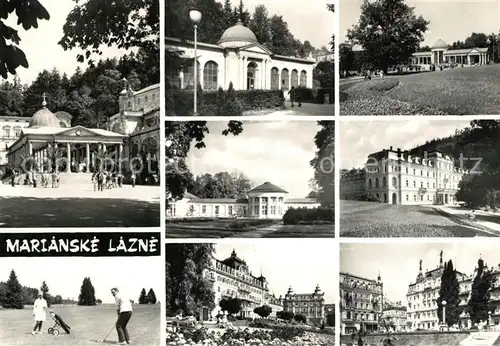 AK / Ansichtskarte Marianske_Lazne Kurhaus Golfplatz Sanatorien Marianske_Lazne