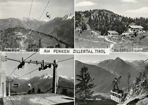 AK / Ansichtskarte Zillertal_Tirol Penken Lift Bergrast Penken Bahn Zillertal_Tirol