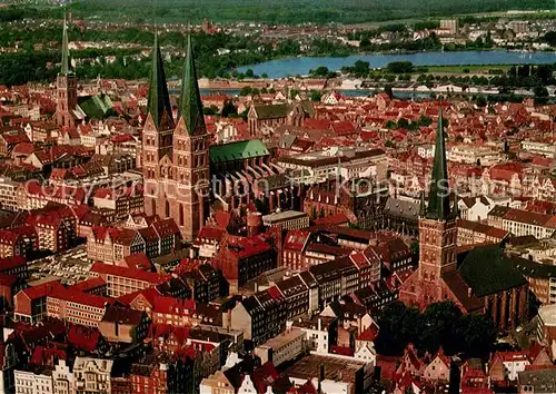 AK / Ansichtskarte Luebeck Stadtpanorama Luebeck