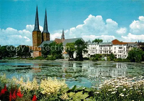 AK / Ansichtskarte Luebeck Kirche Stadtansicht Luebeck