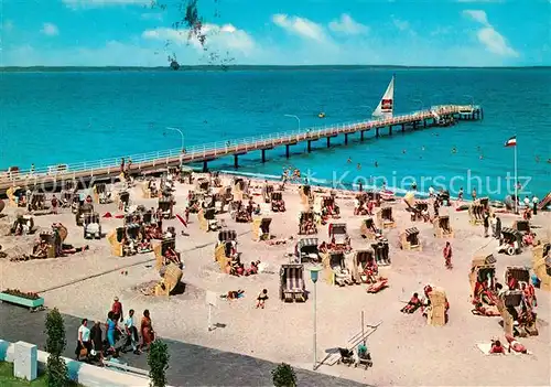 AK / Ansichtskarte Niendorf_Ostseebad Seebruecke Niendorf_Ostseebad