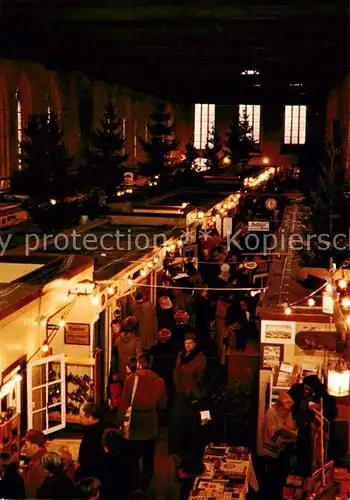 AK / Ansichtskarte Luebeck Heiligen Geist Hospital Langhaus Nachtaufnahme Luebeck